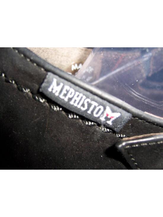 Mephisto Black Nubuck Air-Jet Go-Wing Mary Jane Pumps-US 10
